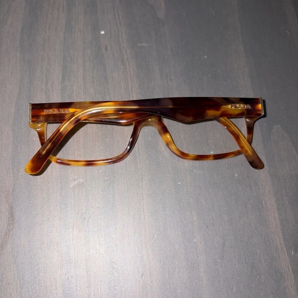 Prada Tortoise Shell Glasses rectangular - Picture 2 of 5